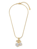 Cherry Blossom Golden Pendant Necklace