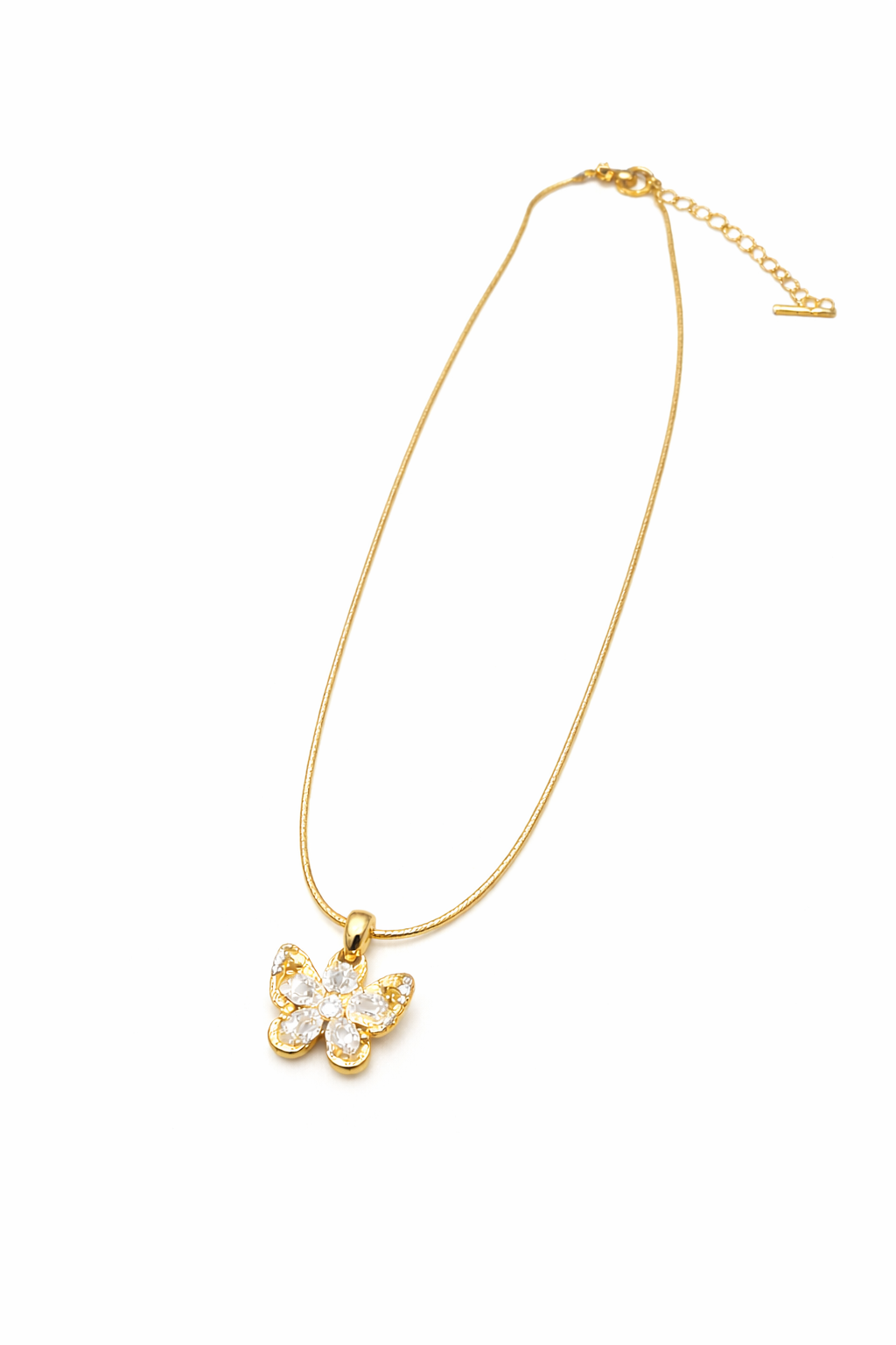 Butterfly Sparkle Pendant Necklace